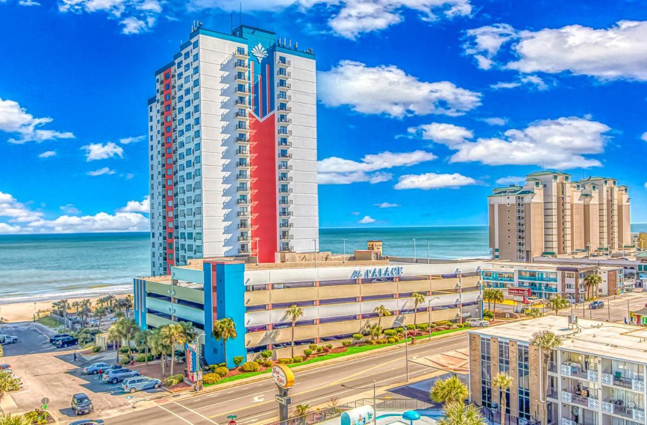 Angled Oceanfront Studio With Incredible Views! Palace Resort 1003 - Sleeps 4 Guests Myrtle Beach Kültér fotó